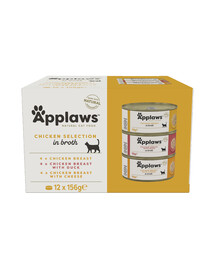 APPLAWS Chicken Selection Multipack kana omas mahlas kassidele 12x156 g