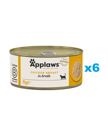 APPLAWS Cat Adult Chicken Breast kanarind 6x70 g
