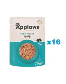 APPLAWS Cat Adult Pouch Tuna in Jelly tuunikalafilee tarretises 16x70 g