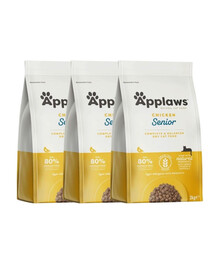 APPLAWS Cat Senior Chicken kuivtoit eakatele kassidele kanaga 6 kg (3x2 kg)