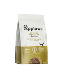 APPLAWS Adult Chicken and Extra Lamb teraviljavaba kuivtoit täiskasvanud kassidele kana ja lambaga 7,5 kg