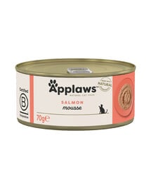 APPLAWS Cat Adult Mousse Salmon märgtoit kassidele 70 g Lõhe-mousse