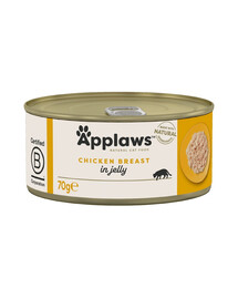 APPLAWS Cat Adult Chicken Breast in Jelly märgtoit kassidele 70 g Kanafilee tarretises