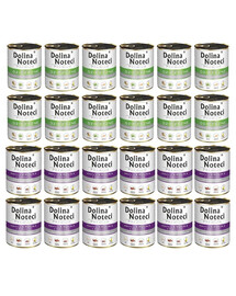 DOLINA NOTECI Mix smaków Premium Bogata w dziczyznę i królika z żurawiną 24x800g