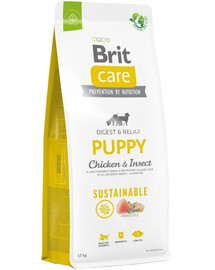 Care Sustainable Puppy z kurczakiem i insektami 12 kg
