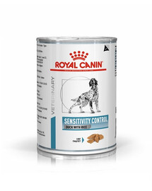 Dog sensitivity control duck karma mokra dla dorosłych psów wykazujących niepożądane reakcje na pokarm 410 g