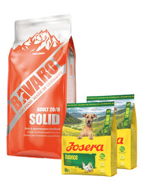 JOSERA Bavaro Solid Adult 20/8 18 kg + 2x900g karmy GRATIS