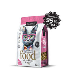 Liofilizowana karma Kurczak z kurzymi sercami 500g sucha karma dla kotów