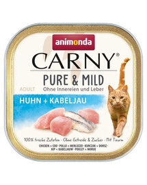 ANIMONDA Carny Pure & Mild Kurczak i dorsz 100g mokra karma dla kotów