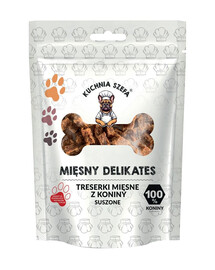 Mięsny Delikates Treserki Konina 80g suszone przysmaki dla psów