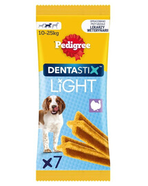Dentastix Light Dental Chews M 7 szt. dentystyczne przysmaki dla psów ras średnich