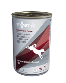 TROVET Hypoallergenic TPD Turkey 400 g indyk, mokra karma dla psów