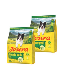 JOSERA Hypoallergenic Adult 2x900g bezzbożowa karma dla wrażliwych psów z owadami