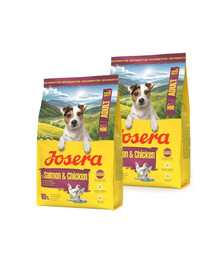 JOSERA Mini Adult Salmon and Chicken 2x3kg bezglutenowa karma z sosem dla psów małych ras