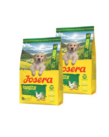 JOSERA YoungStar 2x3kg bezzbożowa karma dla szczeniąt