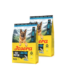 JOSERA High Protein Adult Sea Fish 2x3kg wysokobiałkowa karma dla psów