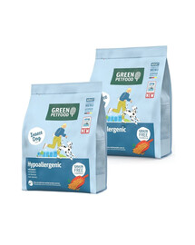 GREEN PETFOOD InsectDog Hypoallergenic 2x900g bezzbożowa karma z białkiem owadów dla psów