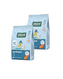 GREEN PETFOOD InsectDog Hypoallergenic 2x3kg bezzbożowa karma z białkiem owadów dla psów