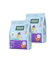 GREEN PETFOOD InsectDog with Duck Vitality 2x7,5kg z białkiem owadów i kaczką dla dorosłych psów