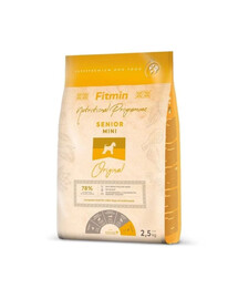 FITMIN Mini Senior 2,5 kg sucha karma dla starszych psów małych ras