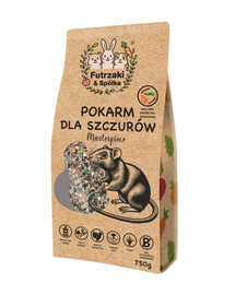 KUCHNIA SZEFA Futrzaki i Spółka Pokarm dla Szczurów 750g