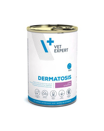 VET EXPERT Veterinary Diet Dog Dermatosis Lamb and Pumpkin 400g jagnięcina i dynia, mokra karma dla psów z zaburzeniami dermatologicznymi