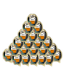 SHEBA Sauce Collection z indykiem w białym sosie 22 x 85 g mokra karma dla kotów