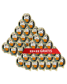 SHEBA Sauce Collection z indykiem w białym sosie 44 x 85 g mokra karma dla kotów 22+22 GRATIS