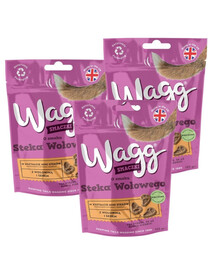 BUTCHER'S WAGG o smaku steka wołowego 3x125g smaczki dla psa