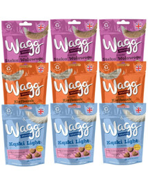 WAGG Mix smaków 9x125g smaczki dla psa
