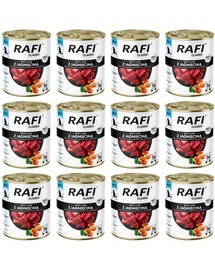 RAFI Classic z jagnięciną 12x800 g mokra karma dla psa