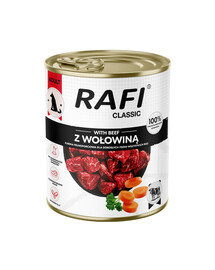 RAFI Classic z wołowiną 800 g mokra karma dla psa