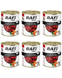 RAFI Classic z wołowiną 6x800 g mokra karma dla psa