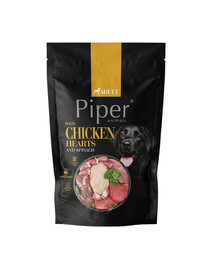 PIPER Animals z sercami z kurczaka i szpinakiem 500 g mokra karma dla psa