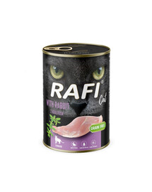 RAFI Cat Adult z królikiem 400 g mokra dla kotów sterylizowanych