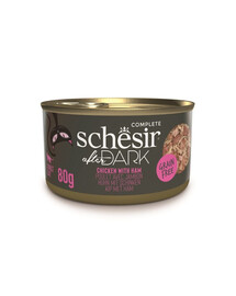 SCHESIR After Dark Kurczak z szynką w bulionie 80 g karma mokra dla kotów
