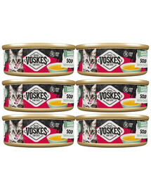 VOSKES Soup with Chicken 6x50 g zupa z kurczakiem dla kotów