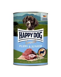 HAPPY DOG Sensible Puppy Junior Jagnięcina i ryż 400 g mokra karma dla szczeniąt i młodych psów