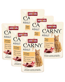 ANIMONDA Carny Adult Pouch Koktajl drobiowy 6x85g mokra karma dla kotów