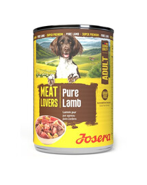 JOSERA Meat Lovers Pure Lamb 400 g jagnięcina, mokra karma dla psów