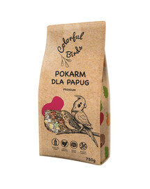 KUCHNIA SZEFA Colorful Birds Pokarm dla papug 750g