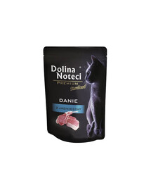 DOLINA NOTECI Premium Sterilised danie z jagnięciny 85 g mokra karma dla kota sterylizowanego