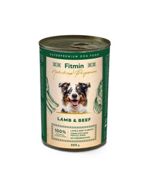 FITMIN Monoprotein Lamb and Beef 400 g z wołowiną i jagnięciną, mokra karma dla psów