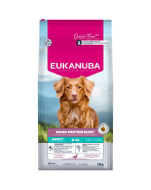 EUKANUBA Special Care Adult Mono-Protein Duck 12 kg sucha karma dla dorosłych psów, bogata w świeżo mrożoną kaczkę