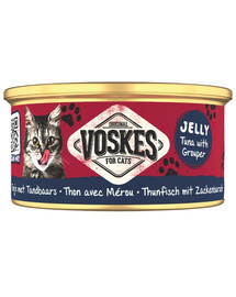 VOSKES Jelly Tuna with Grouper 85 g tuńczyk z granikiem w galaretce, karma uzupełniająca dla kota