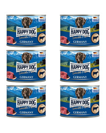 HAPPY DOG Sensible Pure Germany Wołowina 6x200 g karma mokra dla psów
