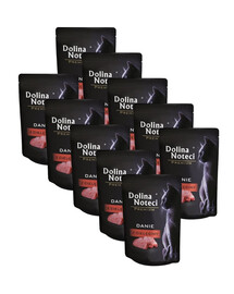 DOLINA NOTECI Premium danie z cielęciny 10x85 g mokra karma dla kota