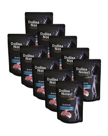 DOLINA NOTECI Premium Sterilised danie z jagnięciny 10x85 g mokra karma dla kota sterylizowanego