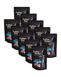DOLINA NOTECI Premium Junior danie z jagnięciny 10x85 g mokra karma dla kociąt