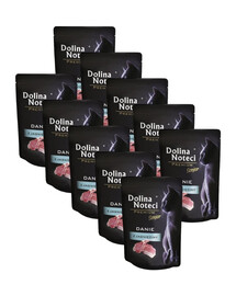 DOLINA NOTECI Premium Senior danie z jagnięciny 10x85 g mokra karma dla starszych kotów